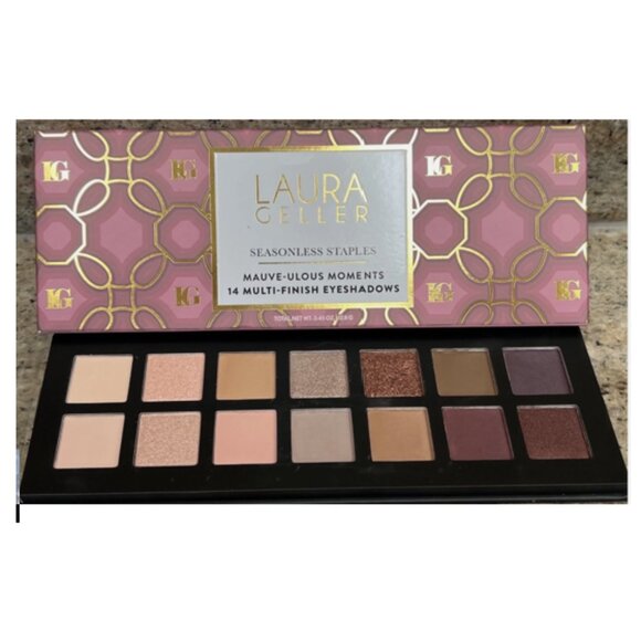 LAURA GELLER Seasonless Staples MAUVE-ULOUS*MOMENTS 14 Multi-Finish Eyeshadows - Picture 4 of 9